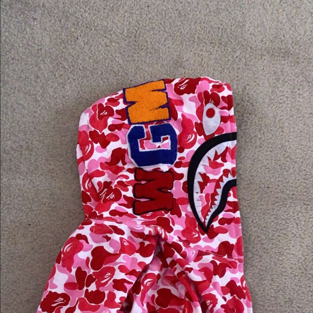 Exclusive Bape WGM shark Hoodies never worn